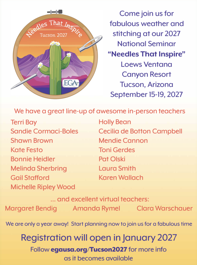 Announcement for National Seminar - Tucson 2027